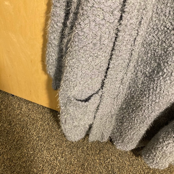 NWT FRNCH Grey Solid Eyelash Cardigan - Picture 3 of 5